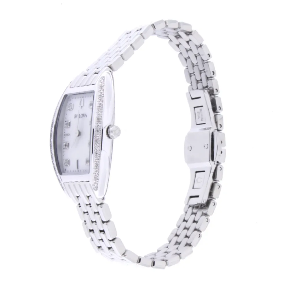 DAMES Bulova Klassiek Dames Diamanten Horloge