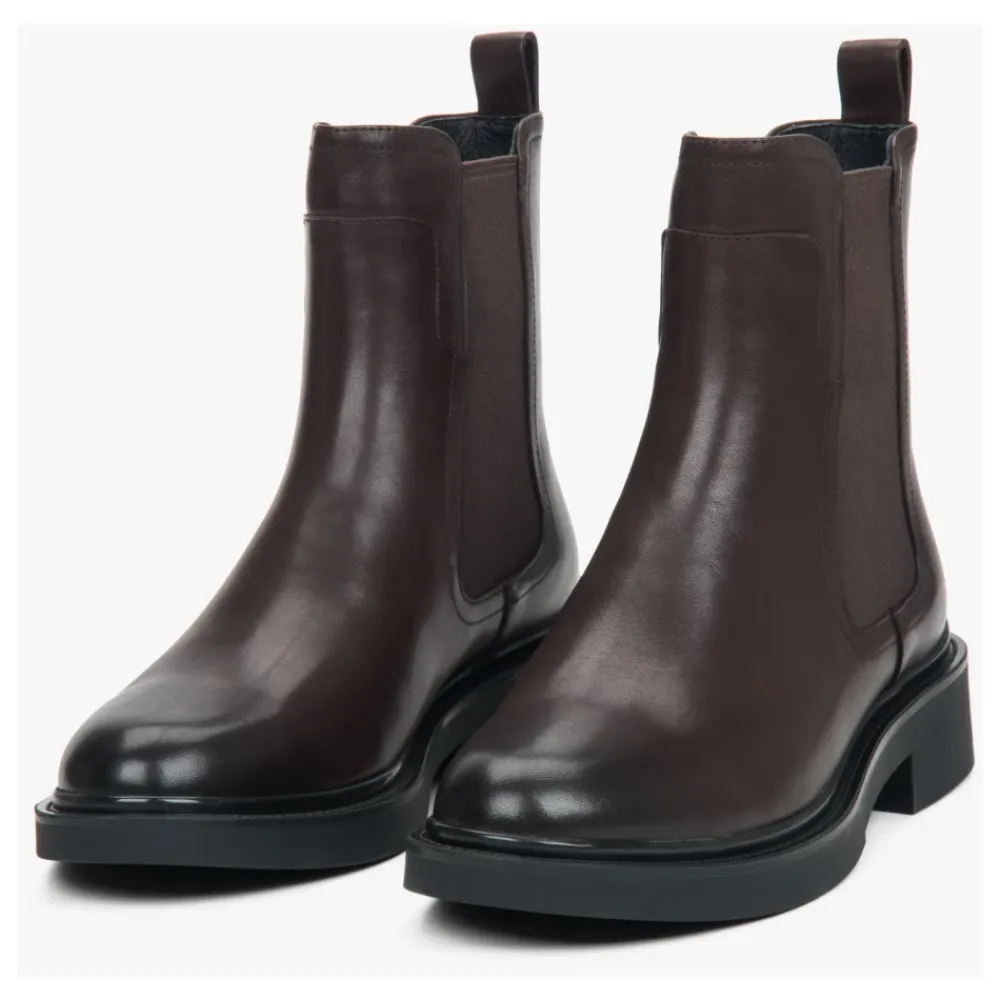 DAMES Estro Chelseaboots^Klassieke Chelsea Boots met Lichte Isolatie