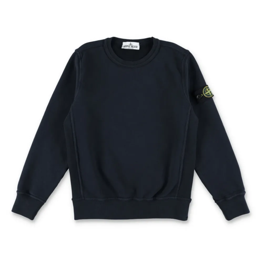 Stone Island Bovenkleding^Klassieke Crew Neck Fleece Sweatshirt