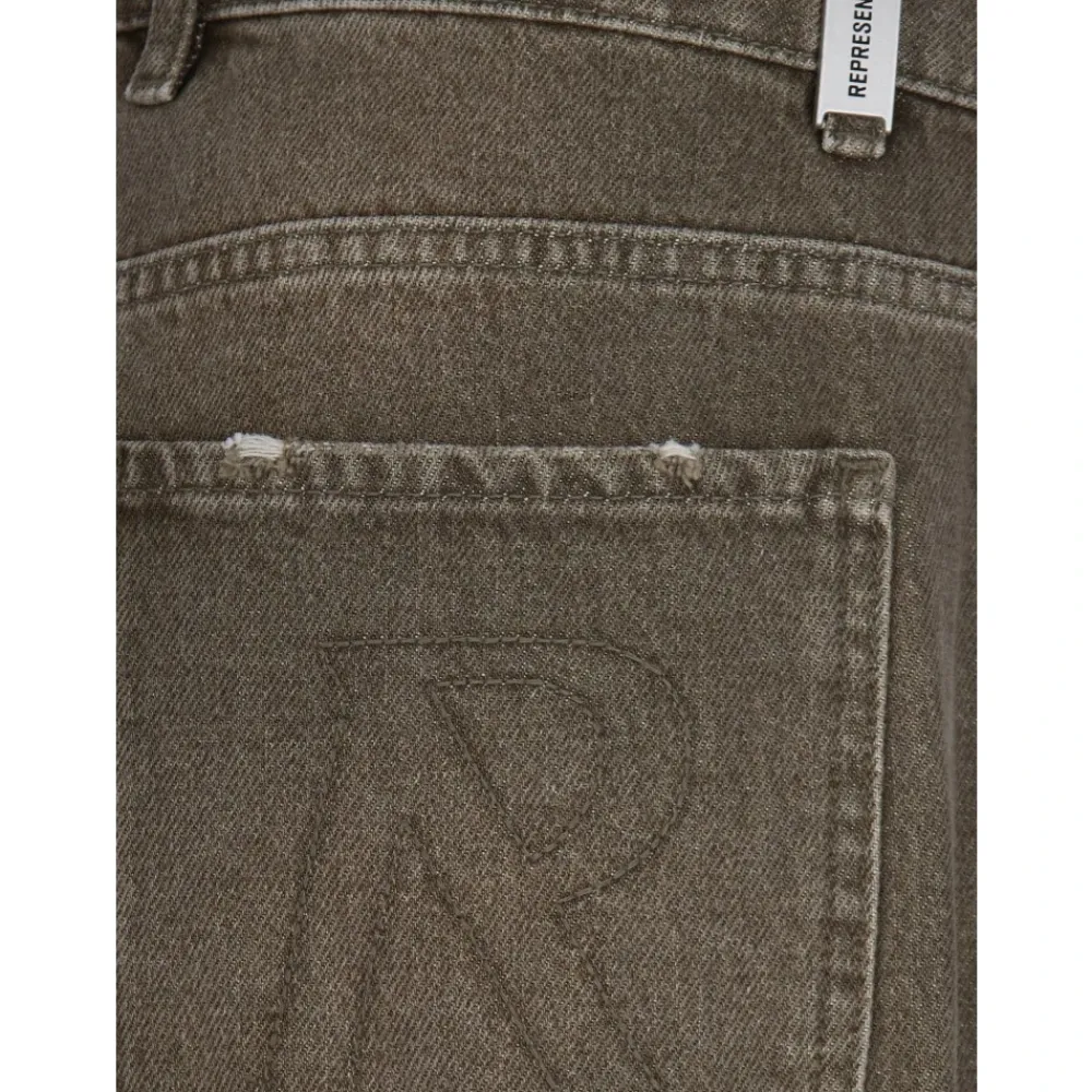 Heren REPRESENT Jeans^Klassieke Denim Jeans met Logo Borduursel