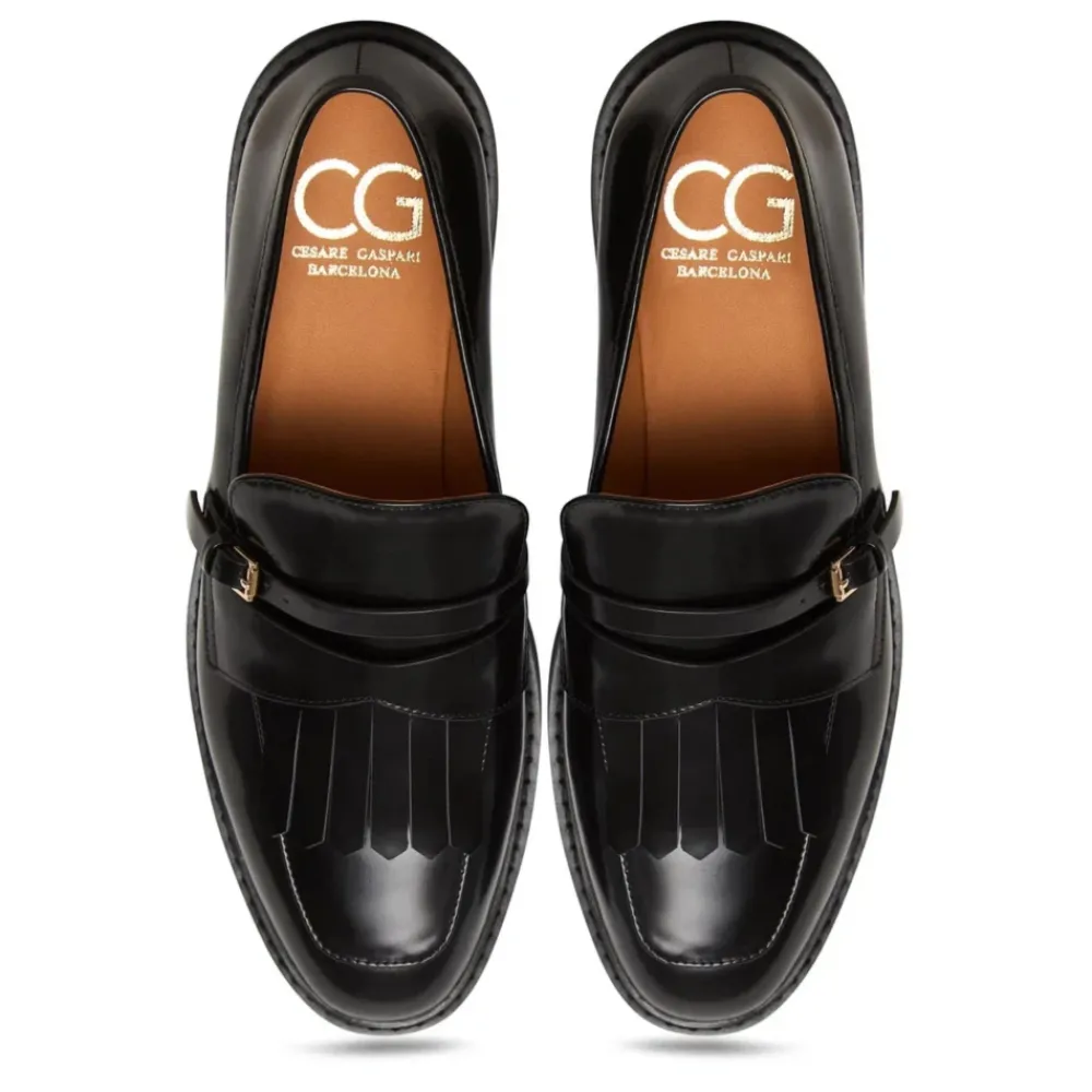 DAMES Cesare Gaspari Klassieke franje loafers