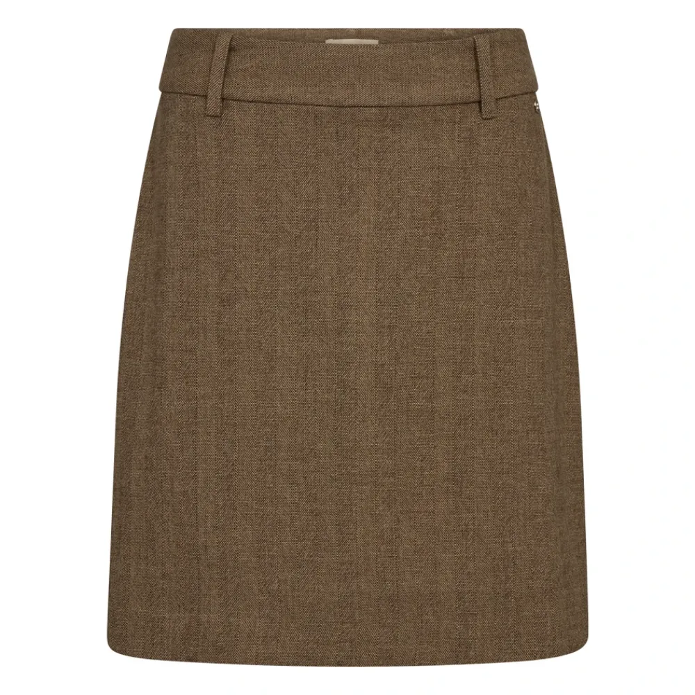 DAMES MOS MOSH Rokken^Klassieke Gabby Rok in True Camel