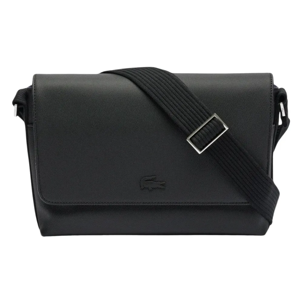 Heren Lacoste Tassen^Klassieke Heren Flap Tas in