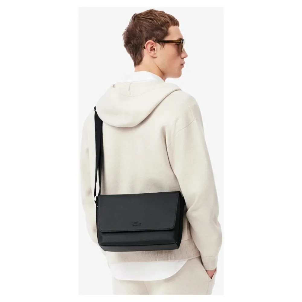 Heren Lacoste Tassen^Klassieke Heren Flap Tas in
