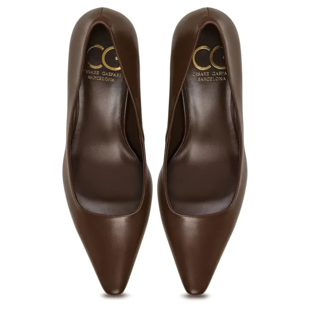 DAMES Cesare Gaspari Pumps^Klassieke leren pumps - Donker