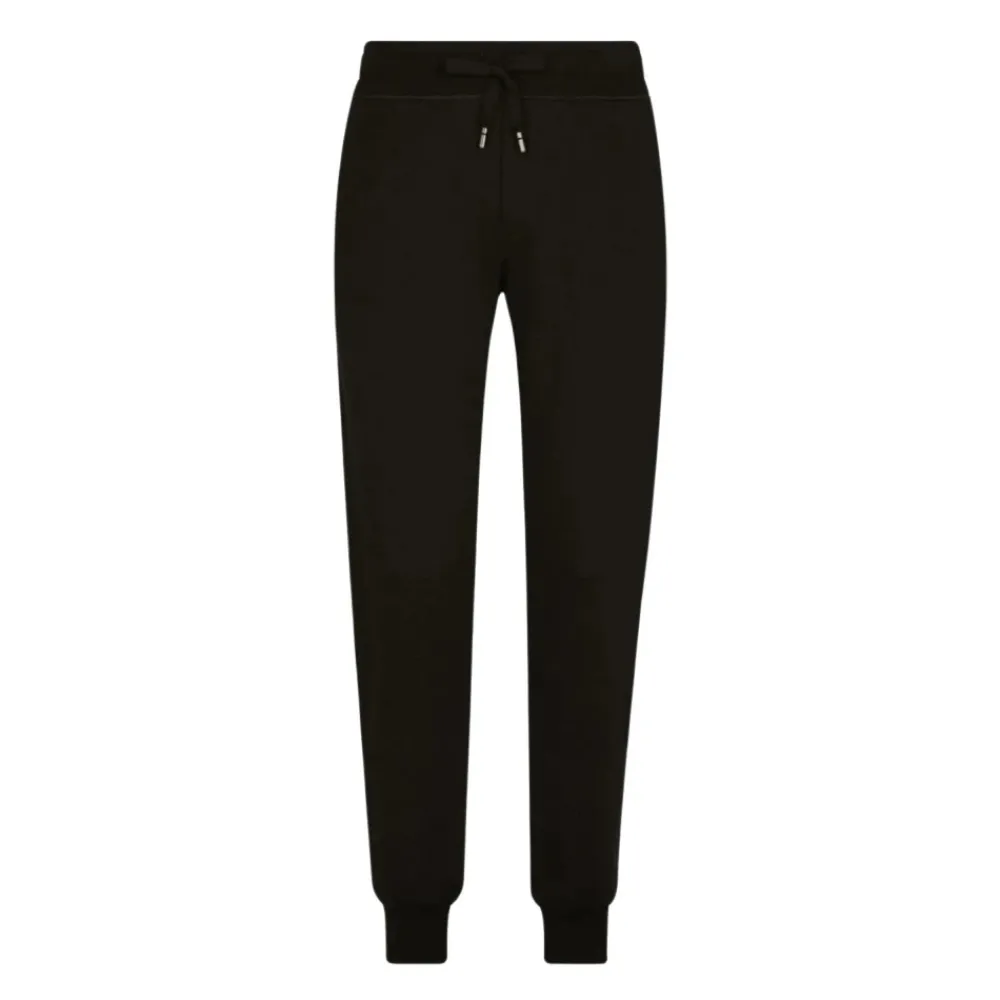 Heren Dolce & Gabbana Broeken^Klassieke Logo Track Pants Katoen