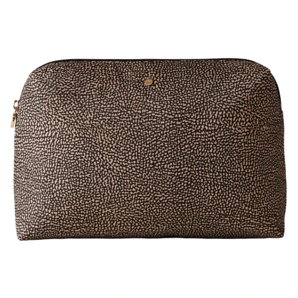 DAMES Borbonese Klassieke Medium Gerecyclede Stof Beauty Case