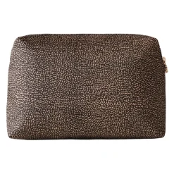 DAMES Borbonese Klassieke Medium Gerecyclede Stof Beauty Case