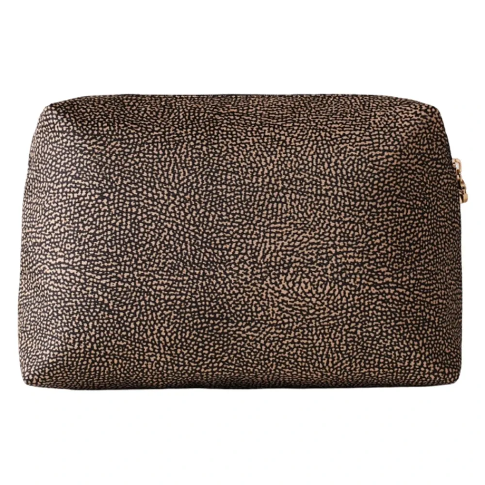 DAMES Borbonese Klassieke Medium Gerecyclede Stof Beauty Case