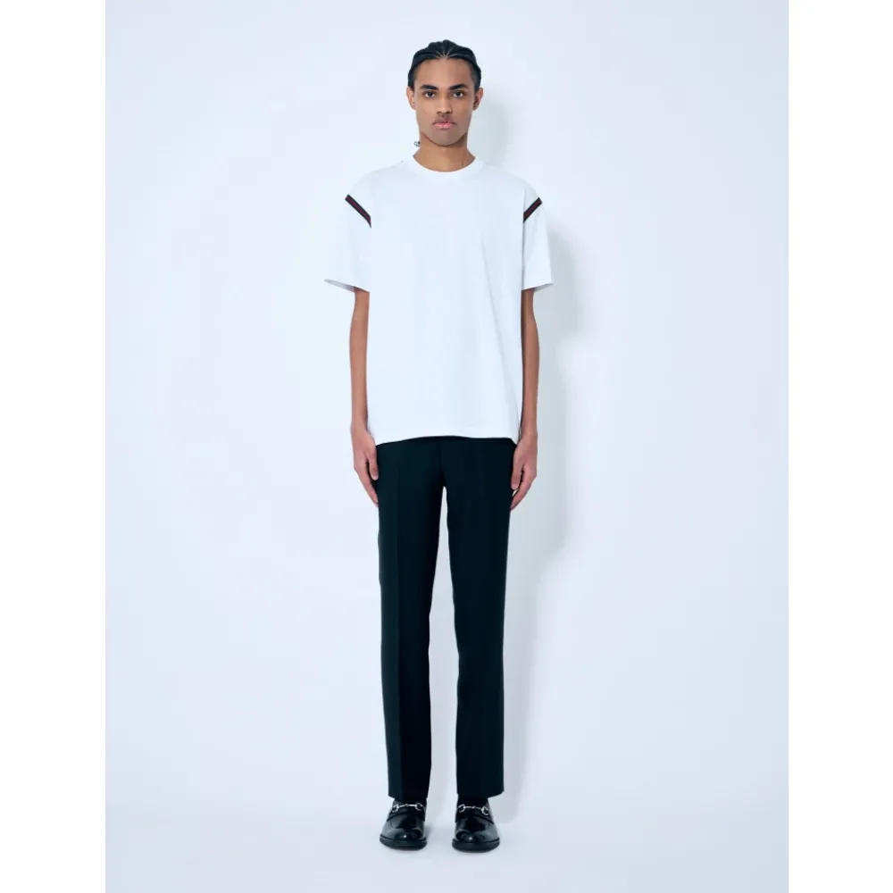 Heren Gucci Klassieke op maat gemaakte broek Italiaanse stof