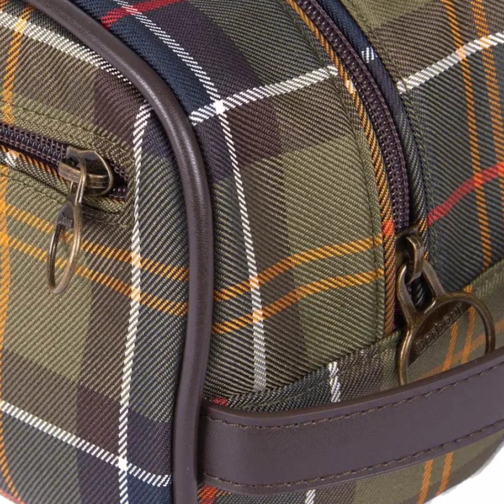 DAMES Barbour Klassieke Tartan Toilettas Stijlvol Ontwerp