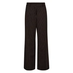 DAMES Haute L'Amitié Klassieke Wijde Pijp Broek in Mocca