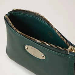 DAMES Mulberry Kleine ritssluiting muntzakje in Green