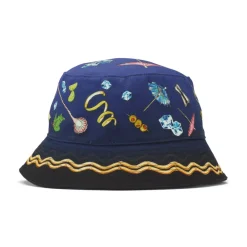 DAMES Casablanca Hoeden|Hoeden^Kleurrijke katoenen hoed met vallende rand