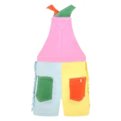 Stella McCartney Kleurrijke Papegaai Geborduurde Katoenen Tuinbroek