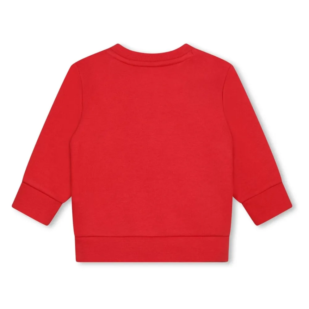 Hugo Kleurrijke Voorkant Illustratie Sweater