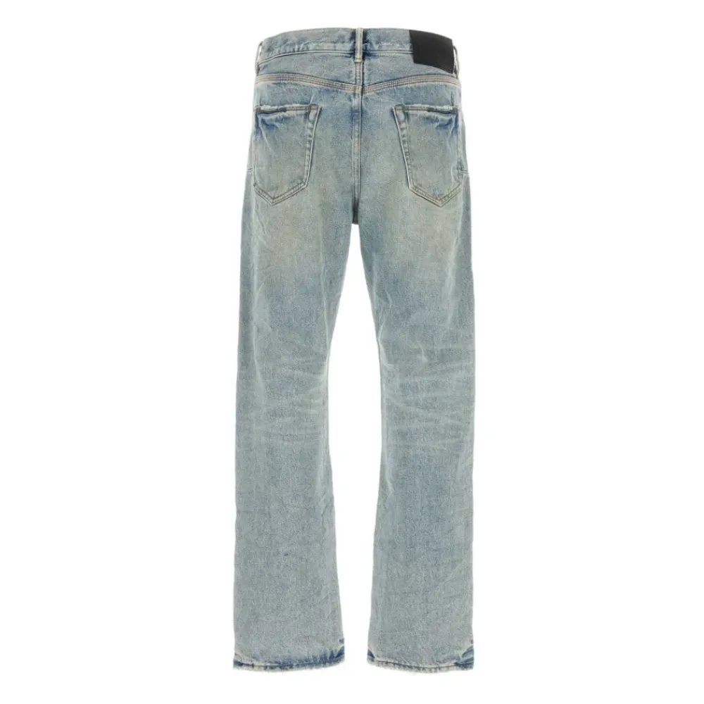 Heren Purple Brand Knie Blowout Jeans