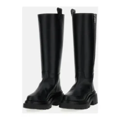 DAMES PLAN C Kniehoge laarzen met rits