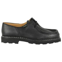 Heren Paraboot Nette Schoenen^Koffie Leren Derbies met Noorse Stiksels