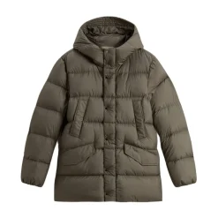 Heren Woolrich Jassen^Kort donsjack