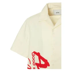 Heren Arte Antwerp Kort overhemd met rode print