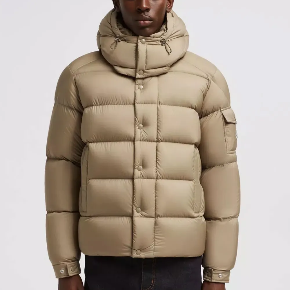 Heren Moncler Korte donsjas met afneembare capuchon
