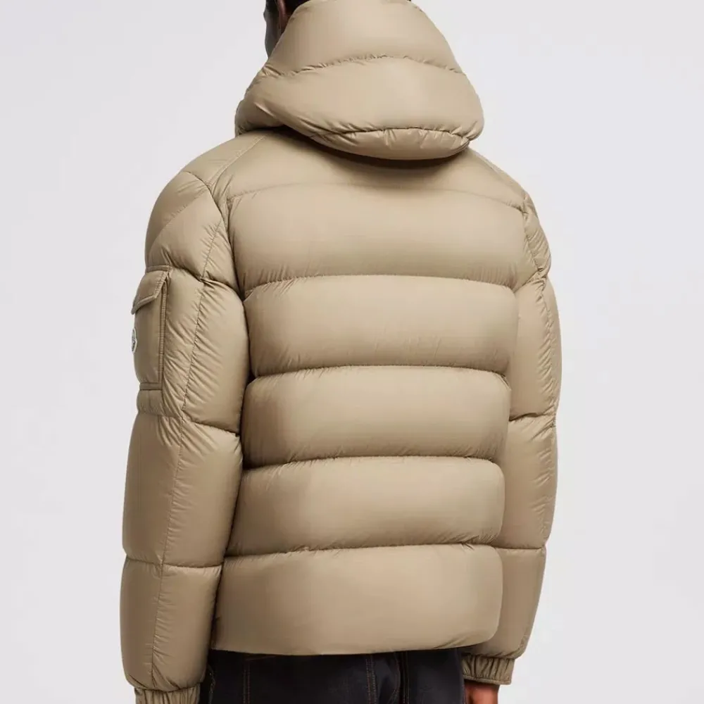 Heren Moncler Korte donsjas met afneembare capuchon