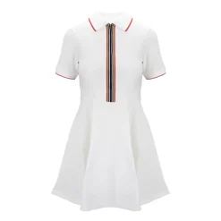 DAMES Burberry Korte Mouw Rits Jurk Damesmode