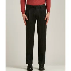 Heren Kiton Krijtstreep Wol Kasjmier Pak