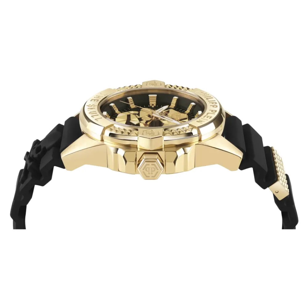 Heren Philipp Plein Horloges^$KULL Titan Gold Watch