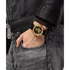 Heren Philipp Plein Horloges^$KULL Titan Gold Watch