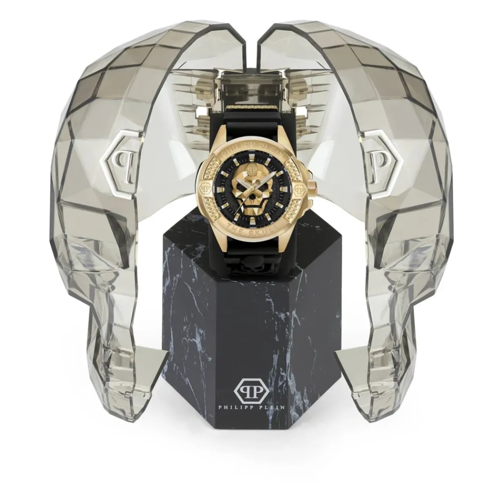 Heren Philipp Plein Horloges^$KULL Titan Gold Watch