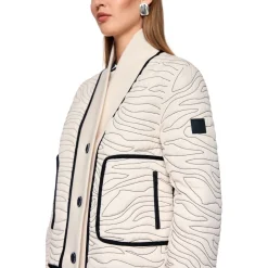 DAMES Marc Cain Kurze Steppjacke mit Strick-Detail