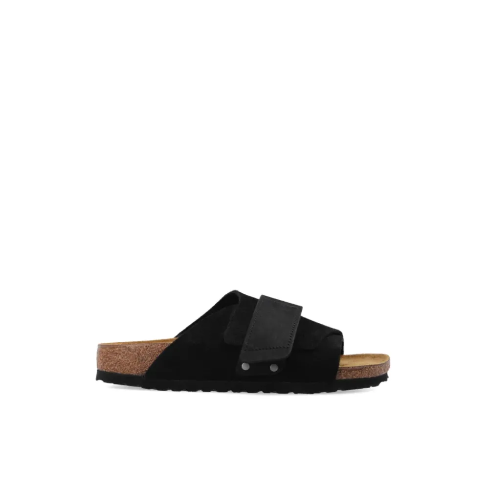 Heren Birkenstock Kyoto Nubuck Sandalen