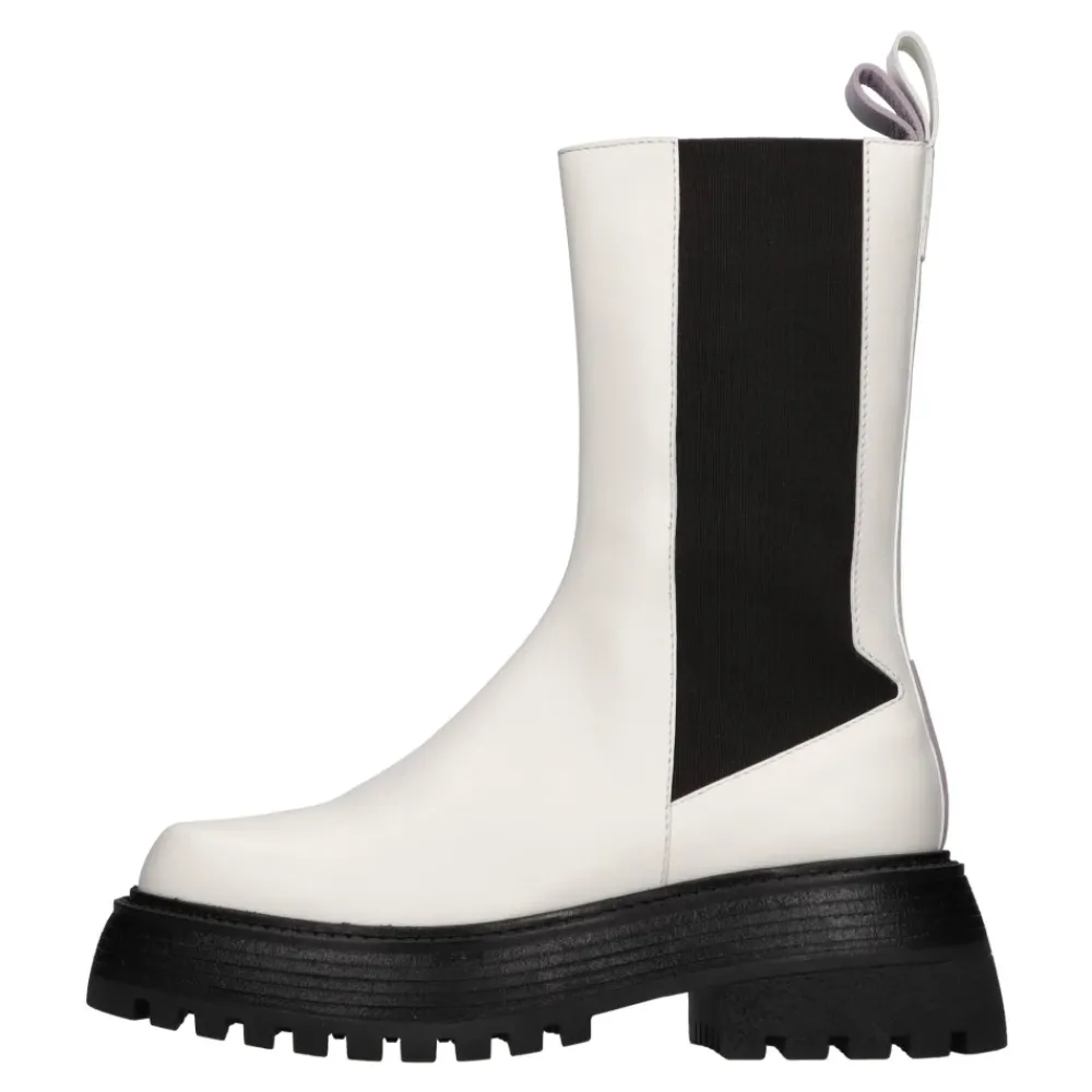 DAMES 3JUIN Chelseaboots^Laarzen Crème