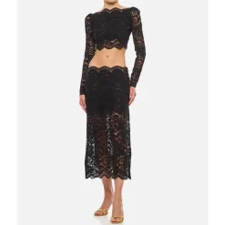 DAMES Rabanne Rokken^Lace Midi Skirt