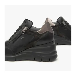 DAMES Nerogiardini Sleehakken^Lace-up Boots