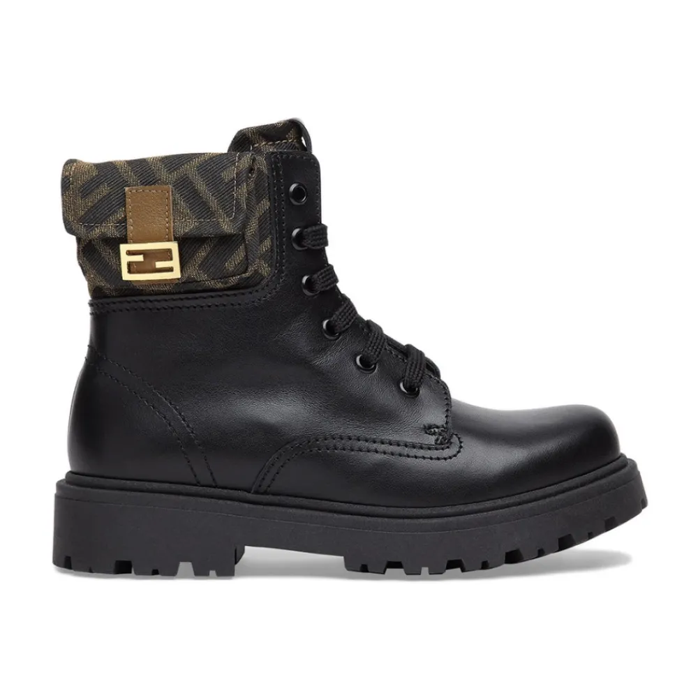 Fendi Laarzen^Lace-up Kinderlaarzen