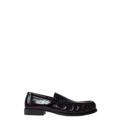 DAMES Dries Van Noten Lakleren Loafers Amandel Teen