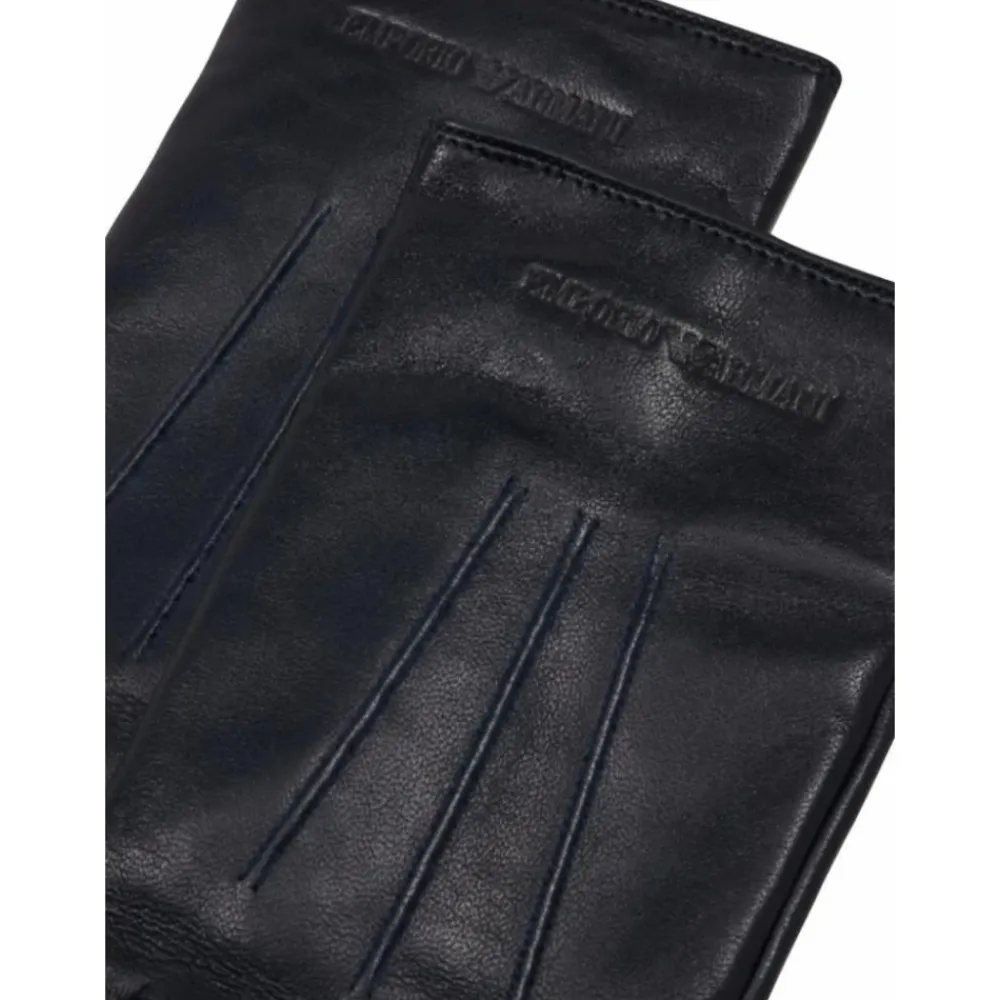 DAMES Armani Lamsleren Wolgevoerde Handschoenen