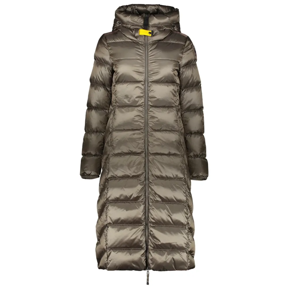 DAMES Parajumpers Trenchcoats & Mantels^Lang gewatteerd jack met capuchon