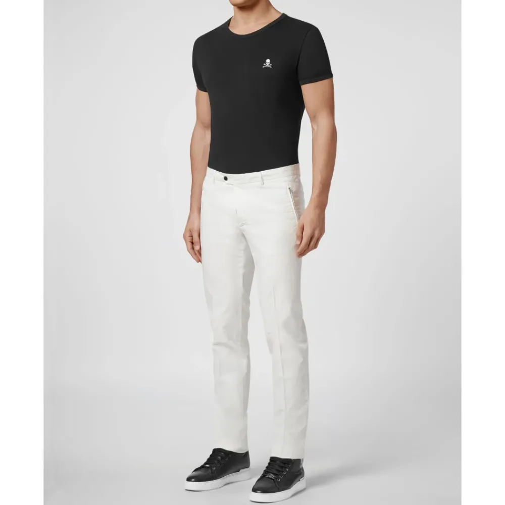Heren Philipp Plein Lange Broek met Rits