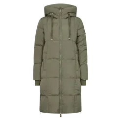 DAMES MOS MOSH Trenchcoats & Mantels^Lange Donsjas Nova Square Tea