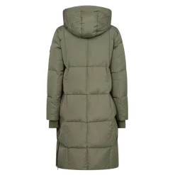 DAMES MOS MOSH Trenchcoats & Mantels^Lange Donsjas Nova Square Tea