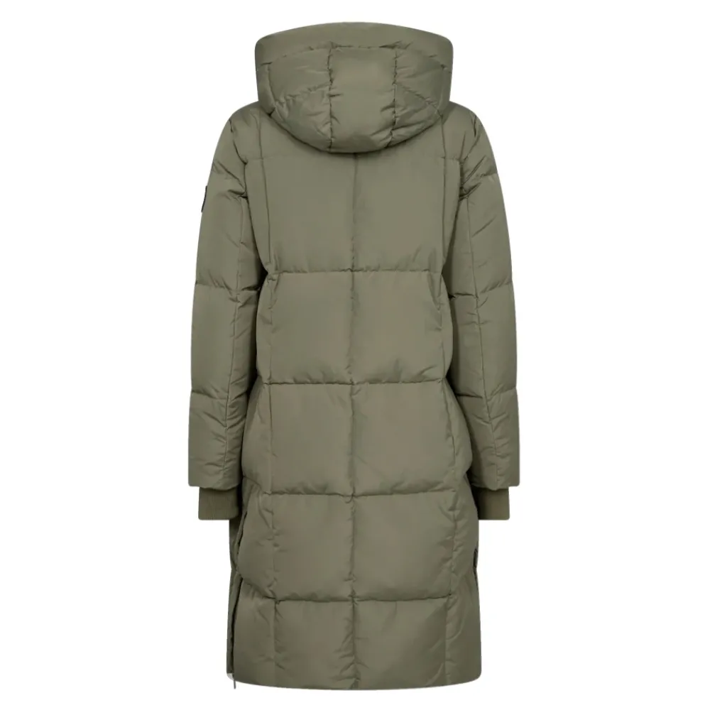 DAMES MOS MOSH Trenchcoats & Mantels^Lange Donsjas Nova Square Tea