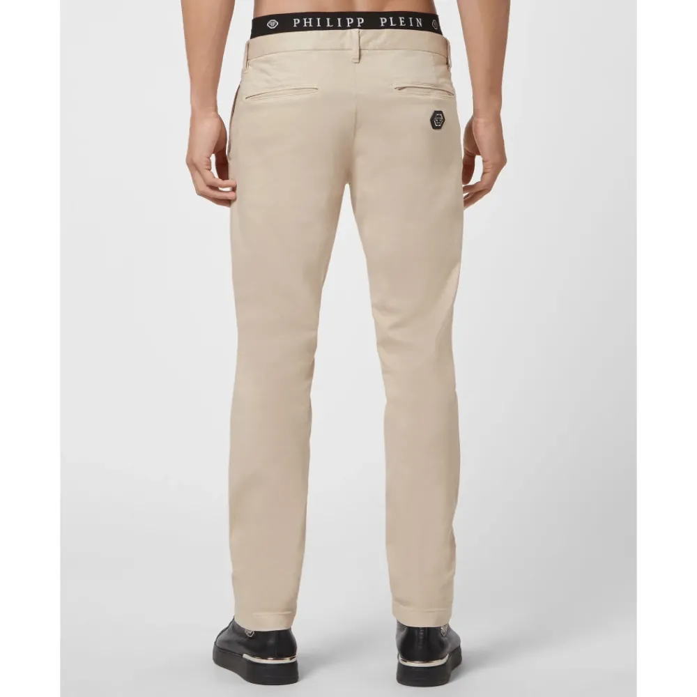 Heren Philipp Plein Broeken^Lange Getailleerde Broek