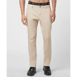 Heren Philipp Plein Broeken^Lange Getailleerde Broek