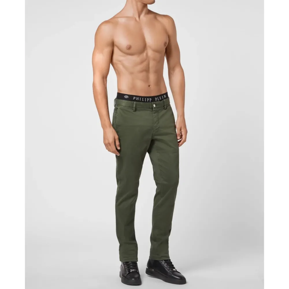 Heren Philipp Plein Lange Getailleerde Broek