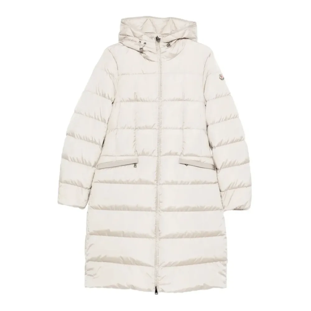 DAMES Moncler Trenchcoats & Mantels^Lange Jas met Avocette Stijl