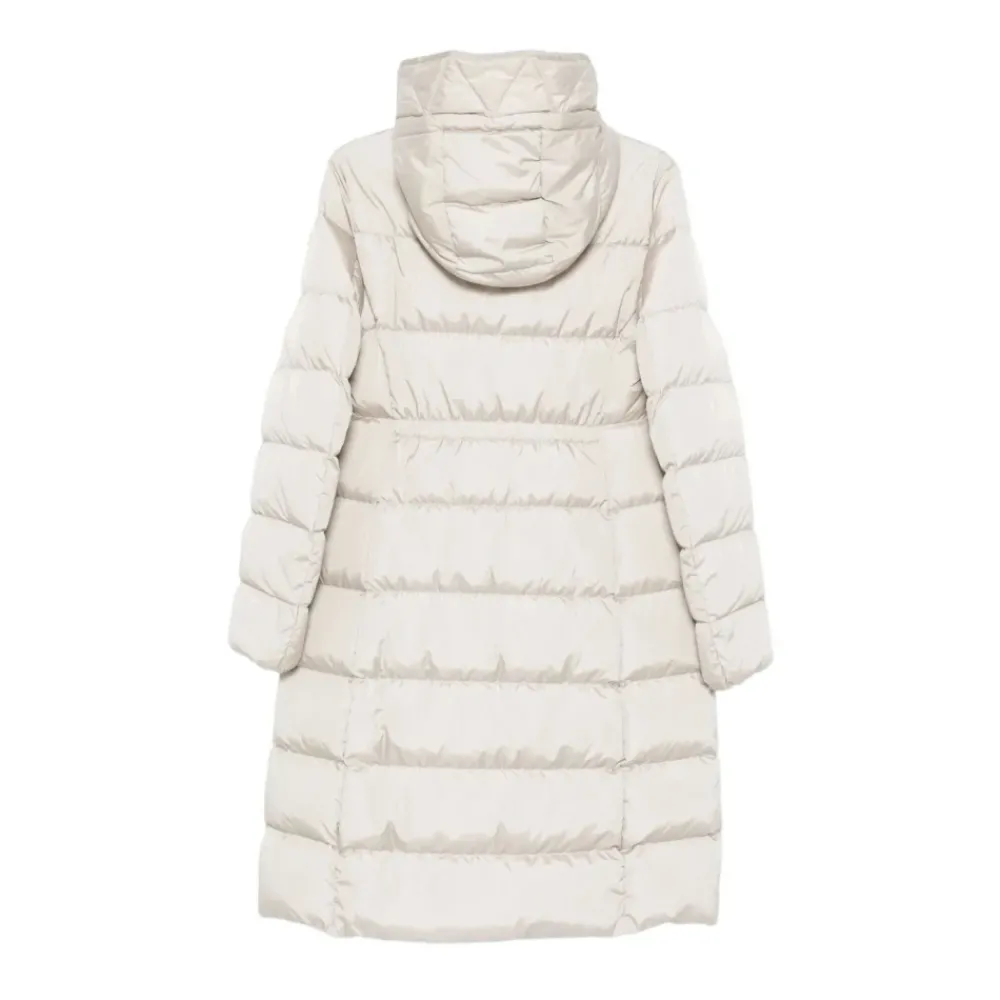 DAMES Moncler Trenchcoats & Mantels^Lange Jas met Avocette Stijl